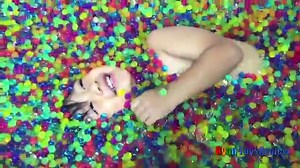 Ryan plays with toys orbeez!