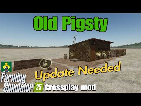 Old Pigsty / FS25 crossplay mod