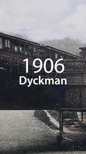 Uptown Collective on Instagram: "#Repost @geo_dude628 ・・・ Dyckman Street, C. 1906 #tbt #beforeandafter #1906 #1900 #uptown #inwood #dyckman #nyc #washingtonheights #1train #mta #mtasubway #oldnewyork #beforeafter #before"