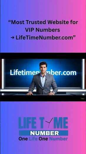 “Most Trusted Website for VIP Numbers → LifeTimeNumber.com”