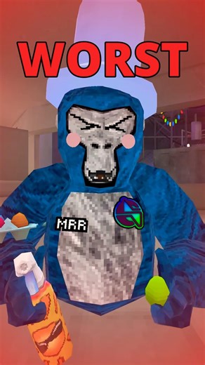 Gorilla Tags WORST Cosmetics! #shorts #gorillatag #gtag #gaming #vr #fyp #viral #subscribe #trend