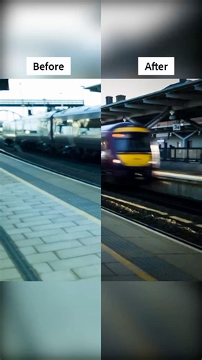 Daily @Lightroom Edit 772: EMR Train Arriving At Derby. Long Exposure ICM