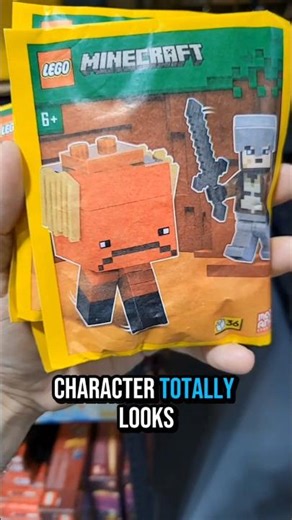 This Minecraft Character looks like the Kool-aid man #lego #legos #shortsfeed #shortsvideo #shorts