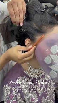 Walima Bridal Hairstyle | Elegant & Timeless Wedding Look