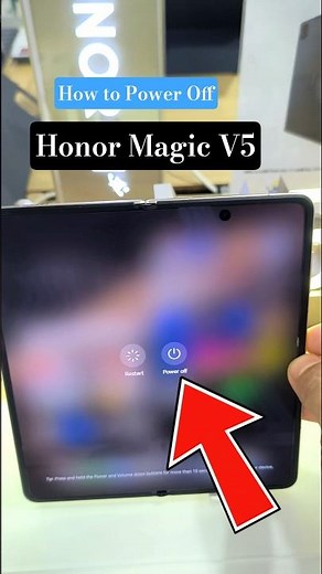 Honor Magic V5: How to Power Off (Fast & Easy) #shorts #honormagic #honorPowerOff