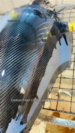 Carbon Fiber Transparent Coating Process | Smooth & Glossy Finish