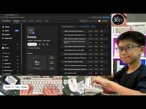 LeetCode | Python | HHKB Type-S | 40 min real time | no talking | EP-54