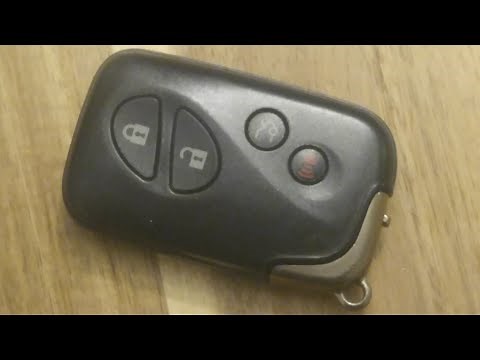 Lexus Key Fob Remote Keyless - Change Battery ES GS LS IS CT GX IS
