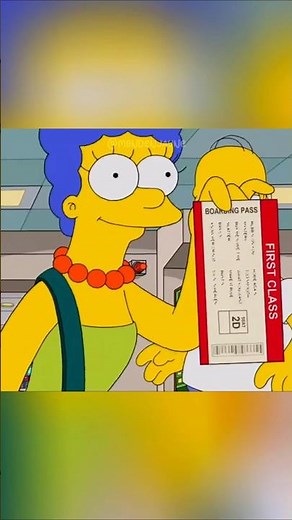 La famille Simpson à l'aéroport ✈️