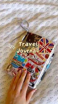 Travel Journal TUTORIAL 📓✈️ #journal #journaling #journalinginspiration #howtojournal