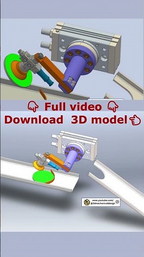 SolidWorks Tutorial: Create a 180° Flip Mechanism
