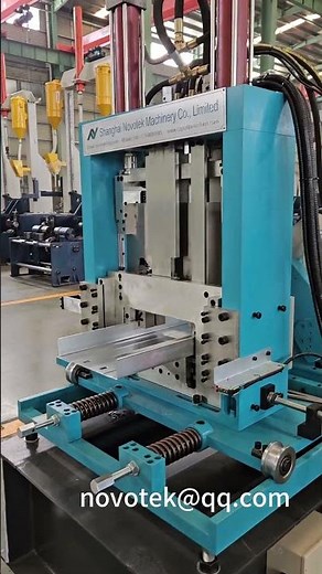 C Purlin Roll Forming Machine Calibration before Delivery #rollformingmachine