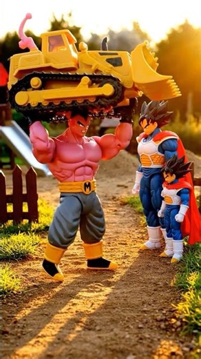 🔥 Vegeta Steals Goku’s Bulldozer 😡 What Happens Next Will Shock You! 😱 #dragonball #goku #vegeta