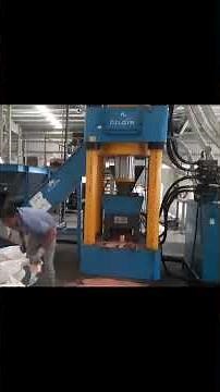 Brass Shavings block making machine