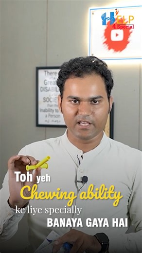 15 reactions | Chewing skills don’t develop on their own. Step-by-step practice with the right chewing tools helps improve jaw movement, biting strength, and sensory response. Small practice, big progress. ✨ #chewingskills #feedingtherapy #oraltherapy #sensorysupport #speechtherapy | Help 4 Special | Facebook