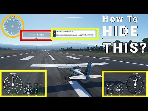 How to Turn Off Annoying Notification Display | Microsoft Flight Simulator 2020