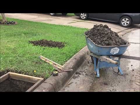 HOW TO MAKE A CONCRETE FOUNDATION FOR A BRICK MAILBOX