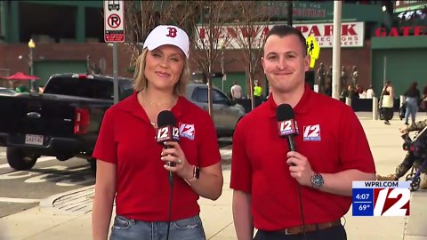 Fans react at Red Sox home opener