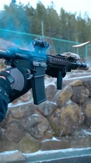 Suppressed MK18 Mod.1 CQBR Capgun #shorts #m4a1 #airsoft #toyguns #モデルガン #escapefromtarkov