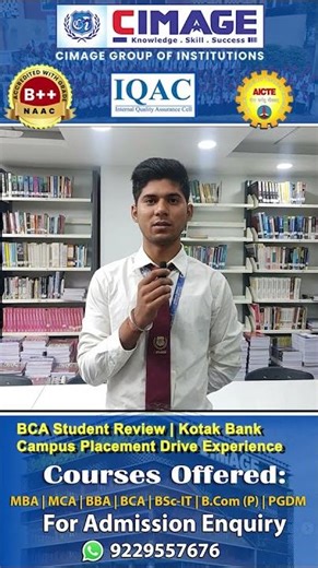 BCA Student Shares Kotak Mahindra Bank Campus Placement Interview Experience