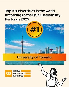 1.5K views | Did you know that studying at one of the world's most sustainable universities can help you make a real positive impact on the planet? University of Toronto firmly holds the #1 spot for the second consecutive year, showcasing their commitment to creating a more sustainable future. Want to see how the rest of the universities performed? Visit https://eu1.hubs.ly/H0fkt820 to view the full ranking! #QSWUR #Sustainability #StudyAbroad | QS World University Rankings | Facebook