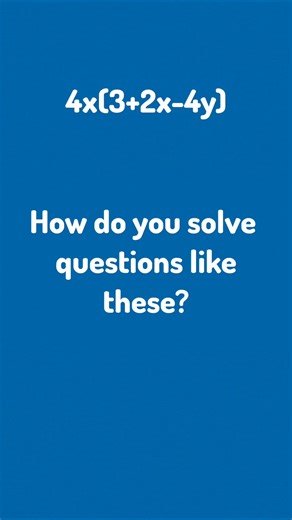 Algebra Basics: The Distributive Property in 60 Seconds! (Quick Math) #shorts #math #tutorial