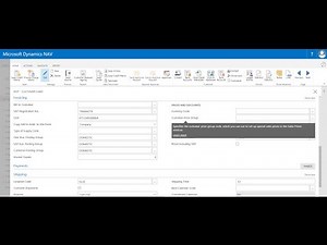 Dynamics NAV 2017 Web Client - Help