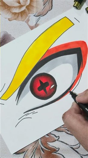 How to Draw Eyes - Naruto Eyes Drawing Step By Step #naruto #drawing