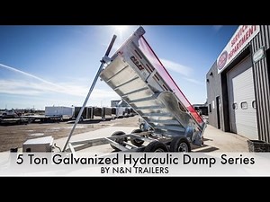 5 Ton Galvanized Dump Trailer by N&N - ACTION TRAILER SALES