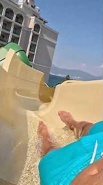 Spin Stream Water Slide at Duja Water Park, Turkey #waterslide #waterpark