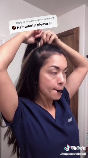 Night Shift Nurse Hairstyle Tutorial | Braids with Little Hair Ties