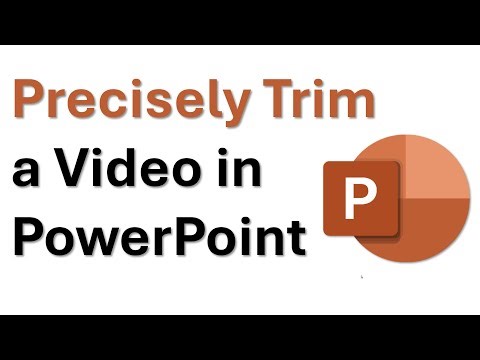 Precisely Trim a Video in PowerPoint