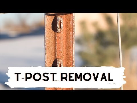 T-Post Removal with a Hi-lift Jack