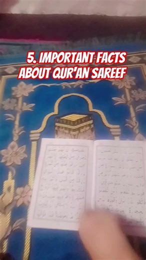 5 important facts about Qur'an sareef #shorts viral #shortvideo islamic poetry ❤️