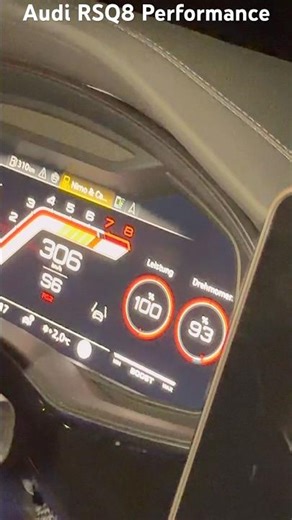 Audi RS Q8 Performance Top Speed 308 Km/h