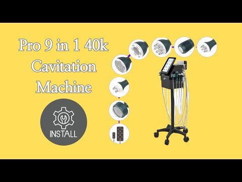 How to Install the 9-in-1 40k Ultrasonic Cavitation Machine for Spa Use | MF-77K2S