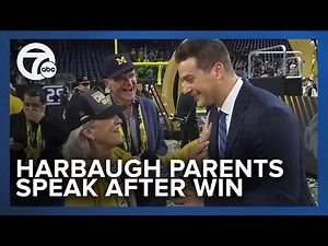 INTERVIEW: Jack and Jackie Harbaugh share excitement in Jim and Michigan’s national championship win