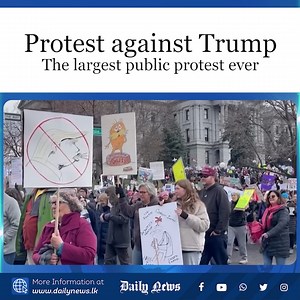 Protest against Trump The largest public protest ever #DonaldTrump #elonmusk #NewsUpdate #newsfeed #america | Daily News