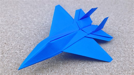 27K views · 203 reactions | Handmade paper sukhoi jet fighter plane - New design origami jet fighter #Crafts #Origami #JetFighter | DIY And Paper Crafts | Facebook