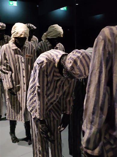 the ghosts of auschwitz are shown in block 15 of auschwitz. #auschwitz #auschwitzbirkenau #holocaust #deathcamp #ww2