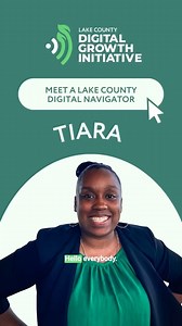 Meet Tiara, one of Lake County’s newest Digital Navigators! Digital Navigators help residents access online tools, learn new digital skills and get connected to resources. If you want to build your digital skills or just need help with an online task, you can connect with Tiara at the Lake County Central Permit Facility at 500 West Winchester Road, Libertyville, IL 60048. With more than ten years of experience in education and nonprofit service, Tiara is passionate about connecting residents to 