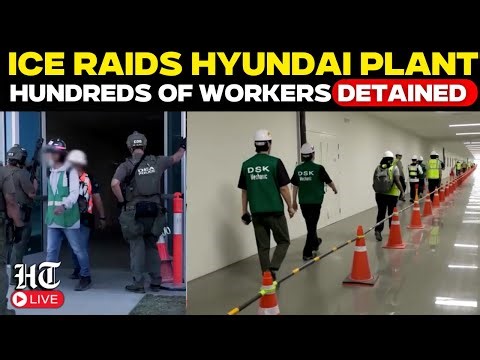 ICE Raid Live Updates | Hundreds Detained In Massive ICE Raid At Hyundai Plant At Georgia