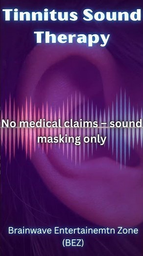 High Pitch Ringing or Whistling In Your Ears | Tinnitus Sound Therapy