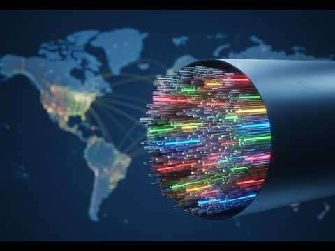 The Internet Is Made of Light: The Hidden Physics of Fiber Optics Explained ⚡ #fibreoptic #science