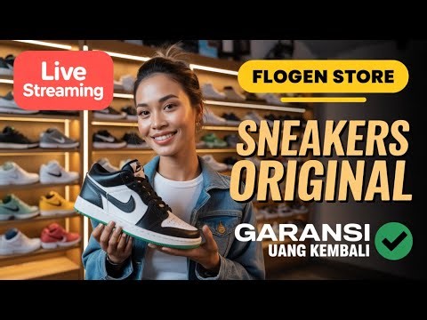 🔴 LIVE Ini Buktinya! Cara Deteksi Nike SB Dunk Palsu & Sneakers Original Hanya Di FLOGEN PART 2