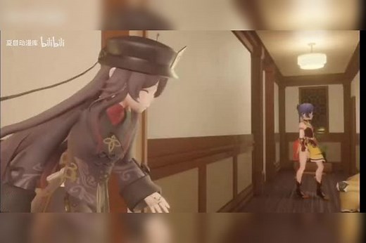 【原神同人】胡桃大战香菱Pinksama大佬7月新作️1