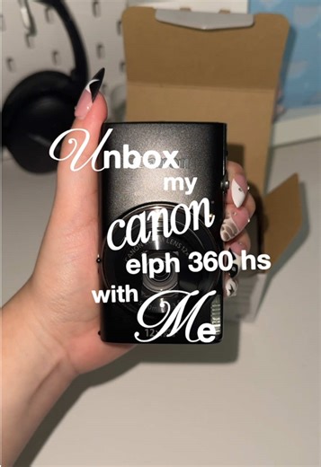 sooo excited for my new digital camera📸 prepare to be sick of me🤭 #canon #canonelph360 #digitalcamera #digicam #unboxing @canonusa
