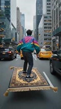 Make me fly on a magic carpet weaving through city traffic