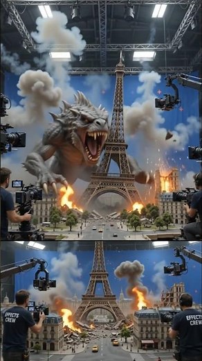 How They Created a Giant Monster in Paris! 😱🔥