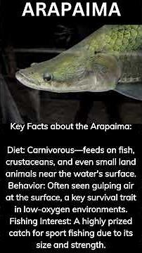 Monster Arapaima: River Giants of the Amazon Rainforest